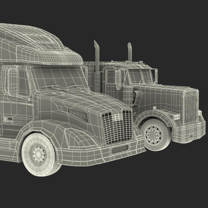 Semi Trailers Collection 3D model