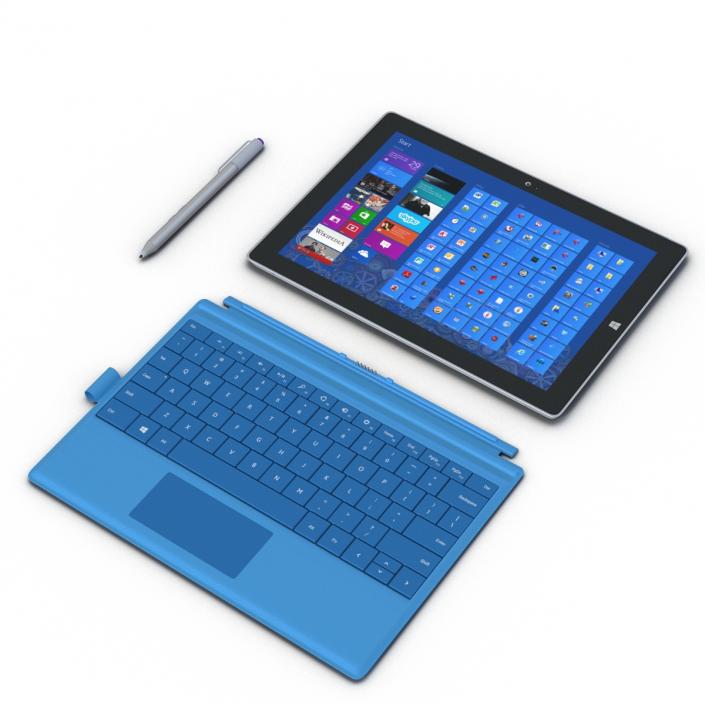 3D Microsoft Surface 3 Rigged