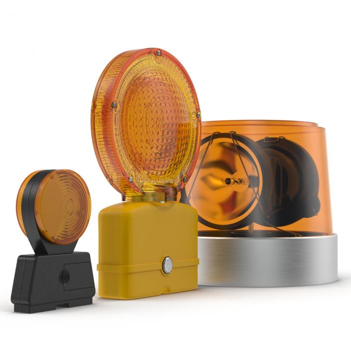 Warning Lights Collection 2 3D