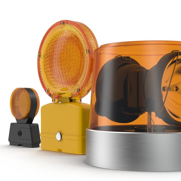 Warning Lights Collection 2 3D