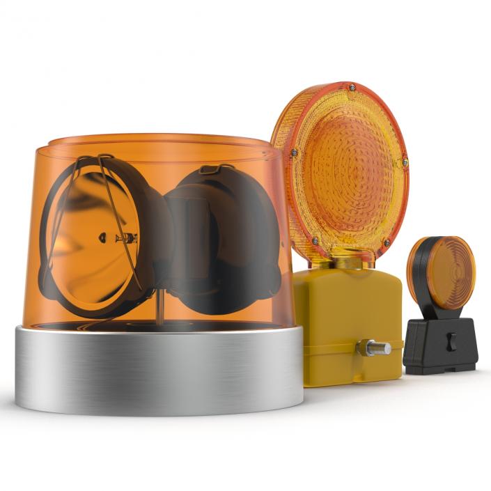 Warning Lights Collection 2 3D