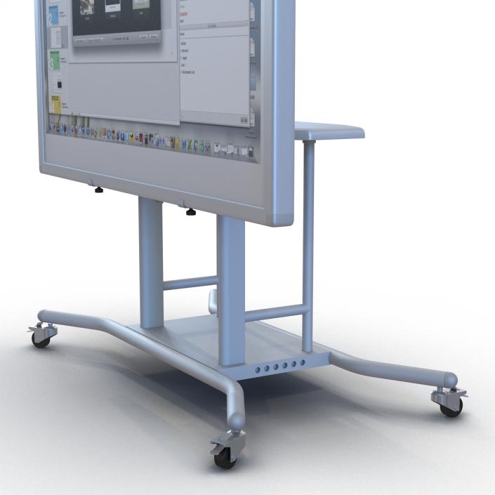 3D model Interactive Whiteboard Mobile Stand