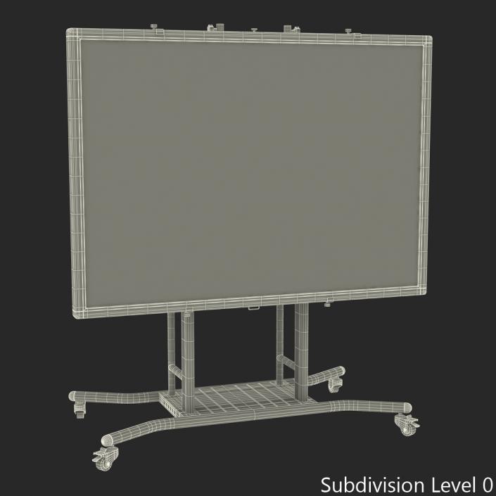 3D model Interactive Whiteboard Mobile Stand