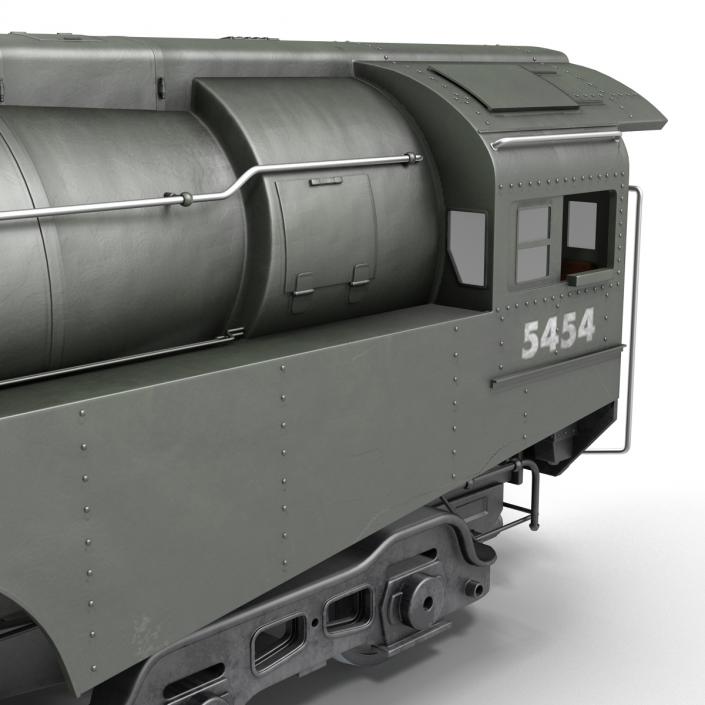 3D NYC Dreyfuss Hudson Steam Locomotive