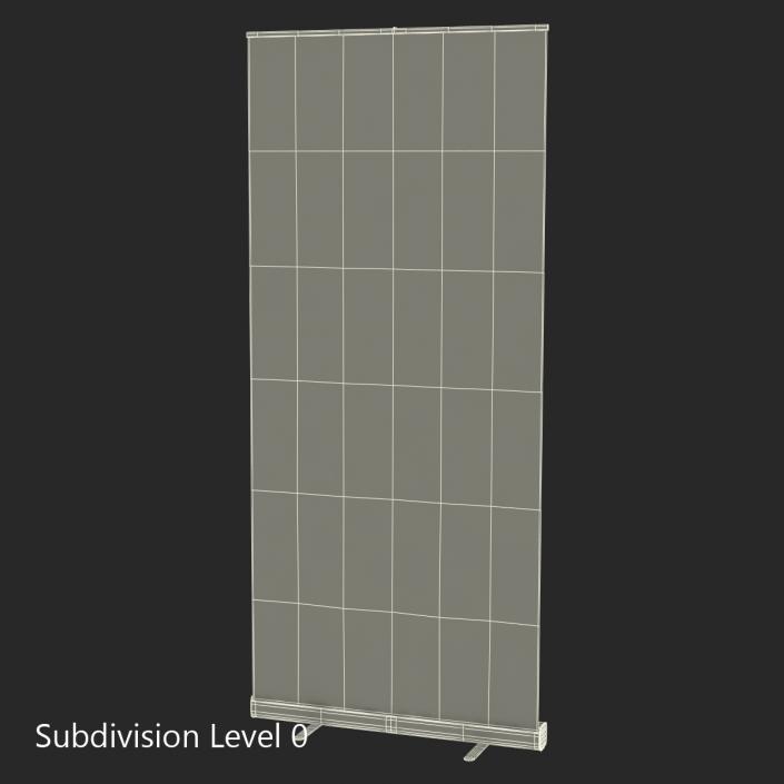 Banner Stand 2 3D model