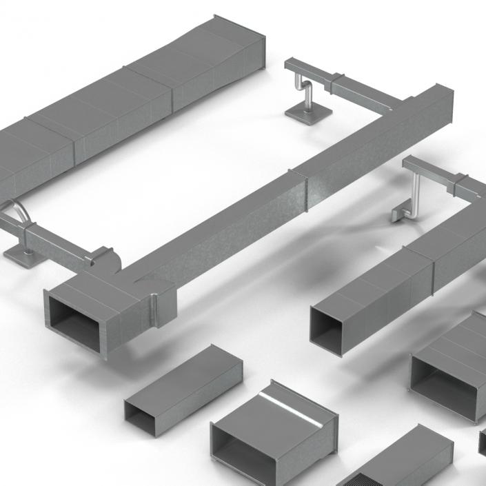 3D model Air Conditioning Ducting Collection