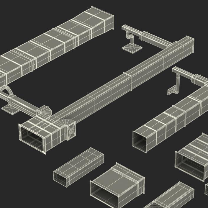 3D model Air Conditioning Ducting Collection