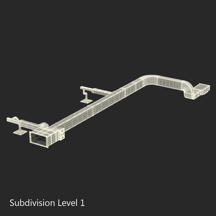 3D Air Conditioning Ducting 2