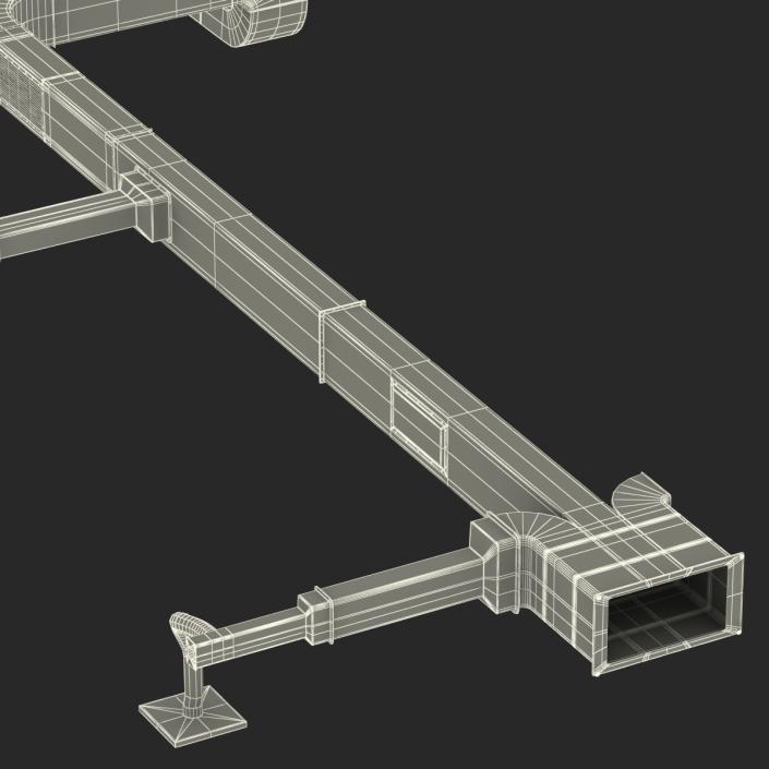 3D Air Conditioning Ducting 2