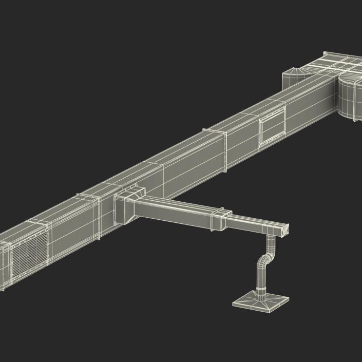 3D Air Conditioning Ducting 2