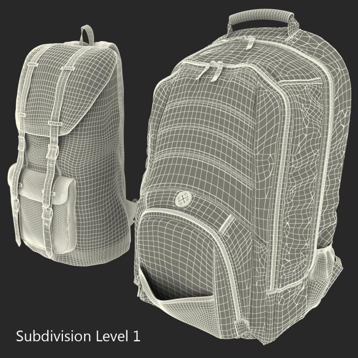 3D model Backpacks Collection