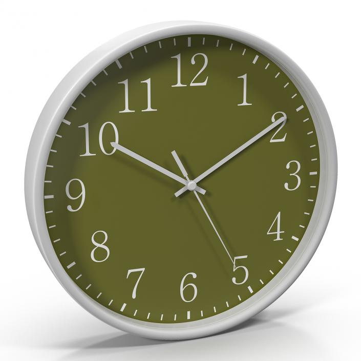 3D model Office Clock 2 Green