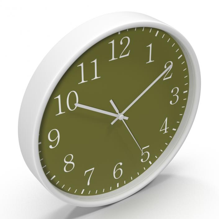 3D model Office Clock 2 Green