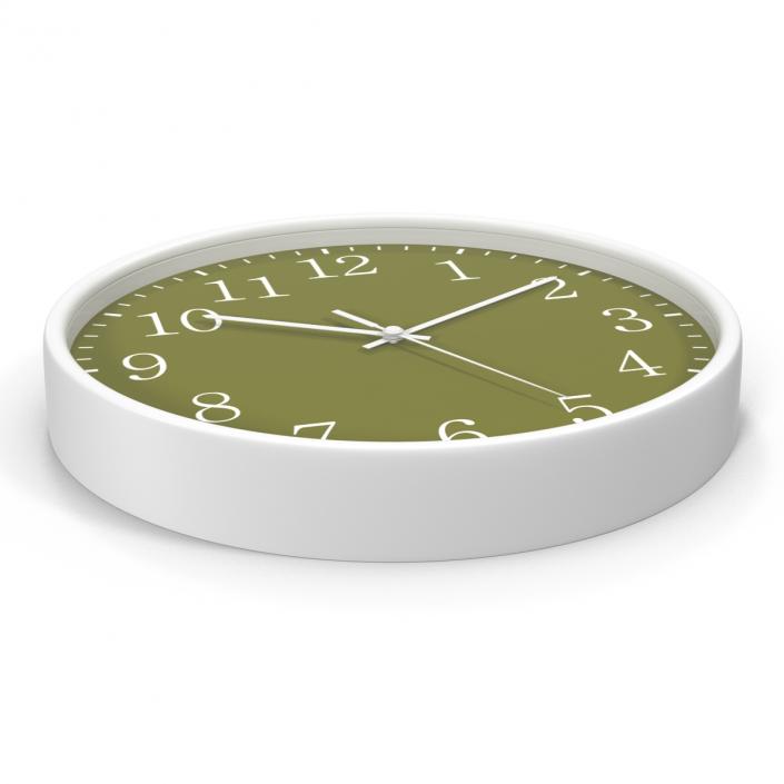 3D model Office Clock 2 Green