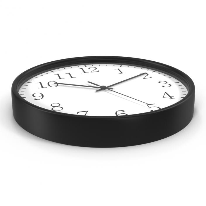 3D model Office Clock 2 White