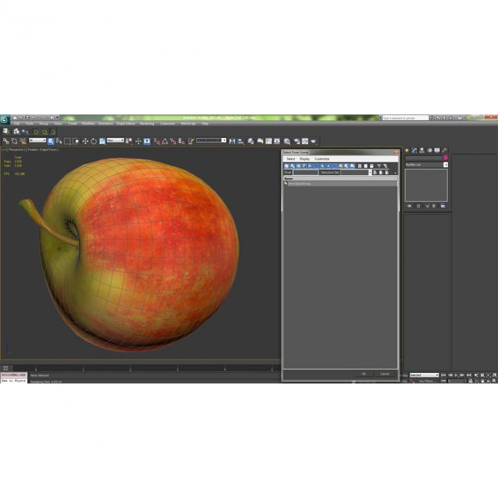 3D Apple Fruit