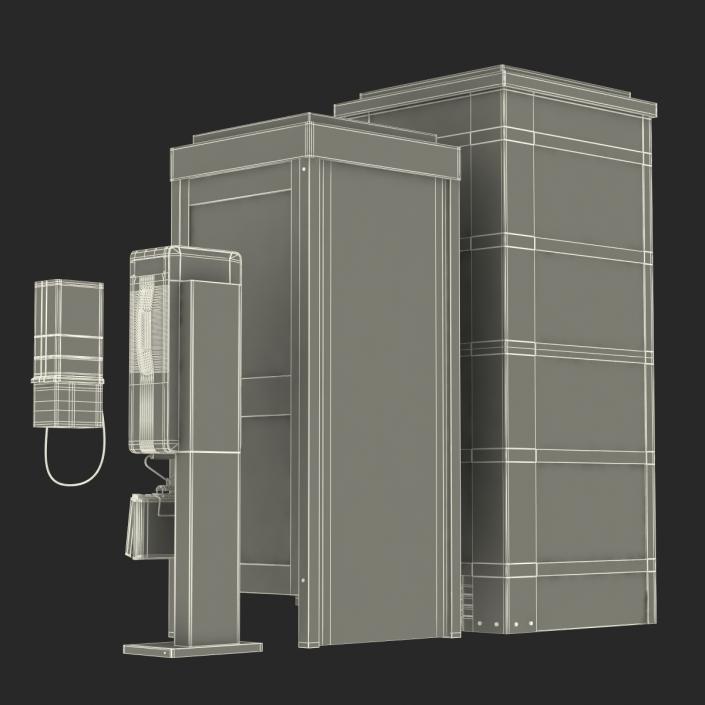 3D Public Phones Collection 2