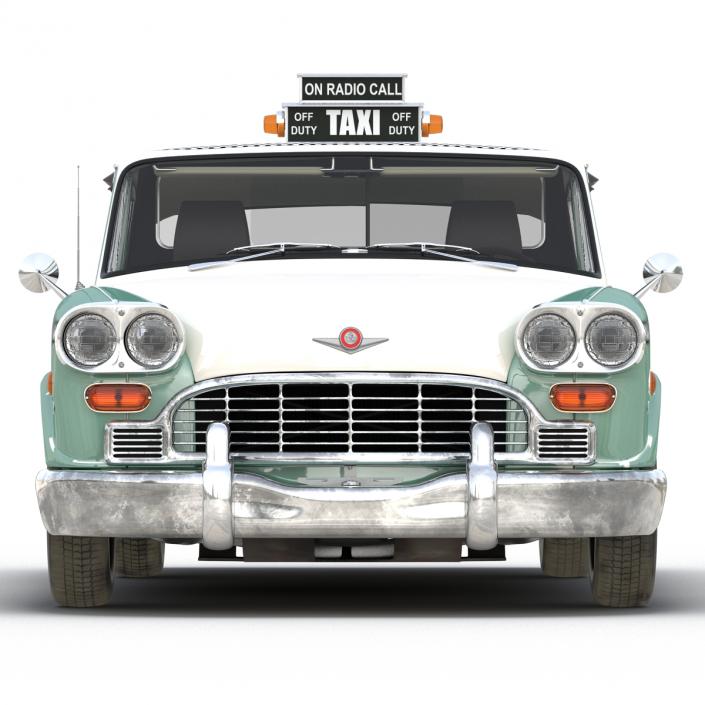 Checker Taxicab 1982 Rigged 3D