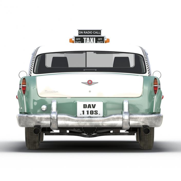 Checker Taxicab 1982 Rigged 3D