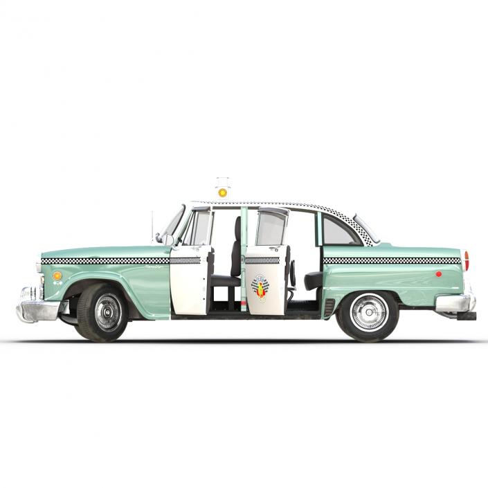 Checker Taxicab 1982 Rigged 3D