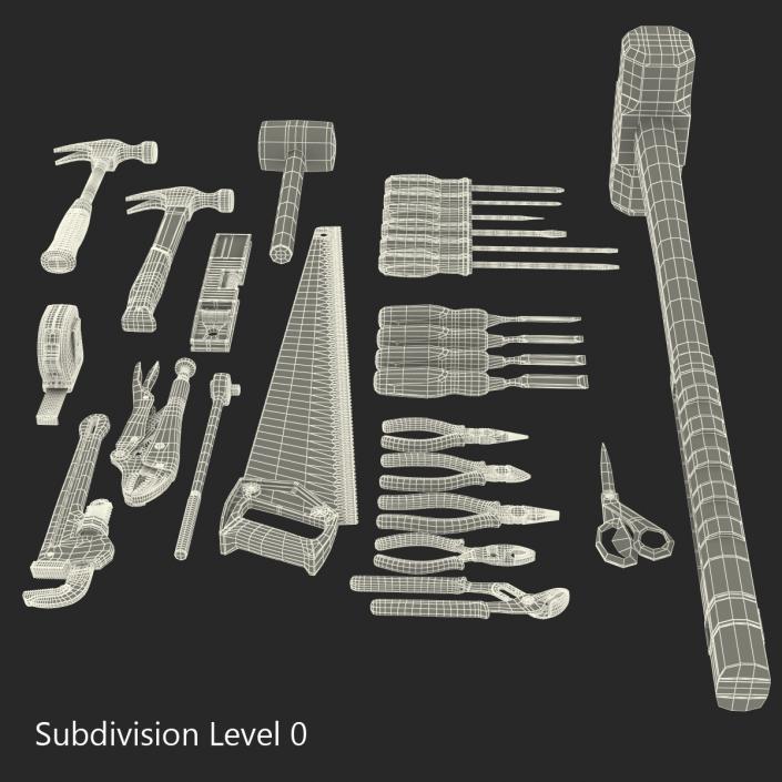 3D Tools Collection 3 model