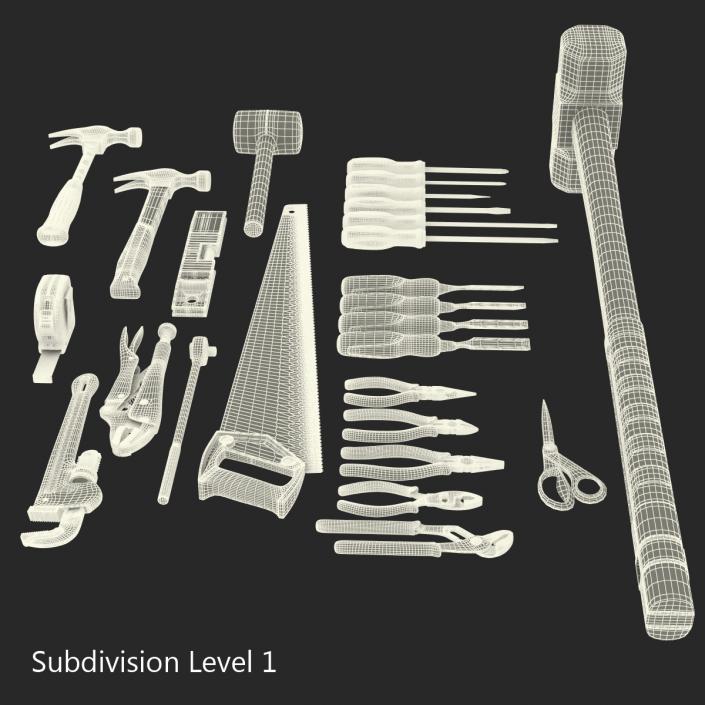 3D Tools Collection 3 model