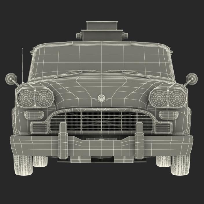 Checker Taxicab 1982 Rigged 3D