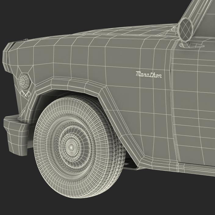 Checker Taxicab 1982 Rigged 3D