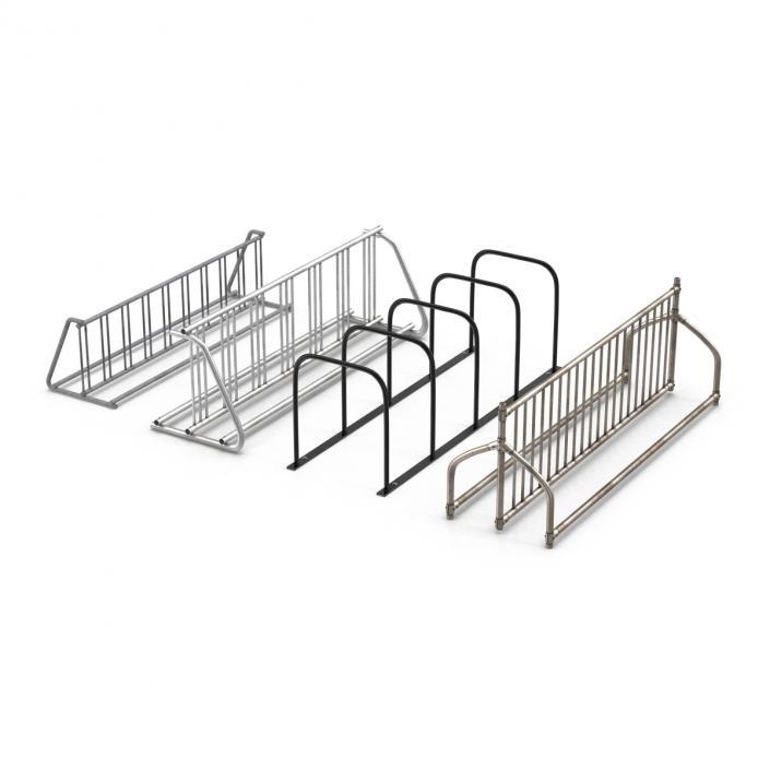 3D Bike Racks Collection