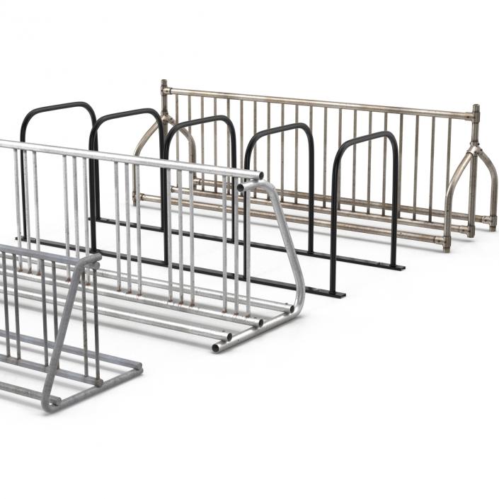 3D Bike Racks Collection