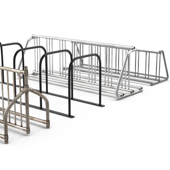 3D Bike Racks Collection