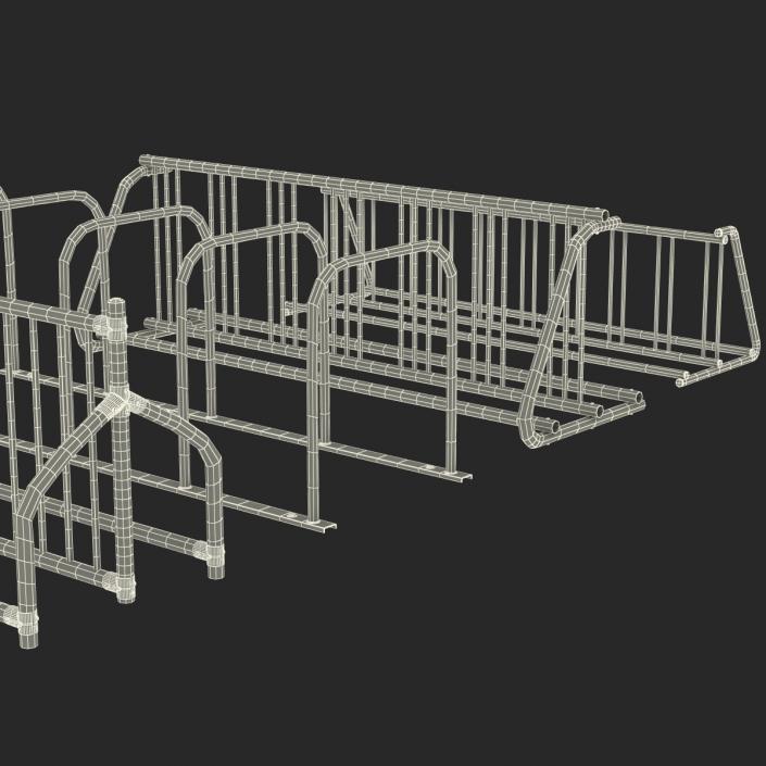 3D Bike Racks Collection