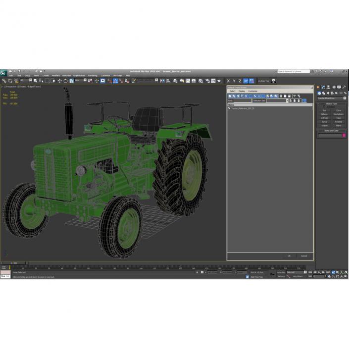 3D model Generic Tractor