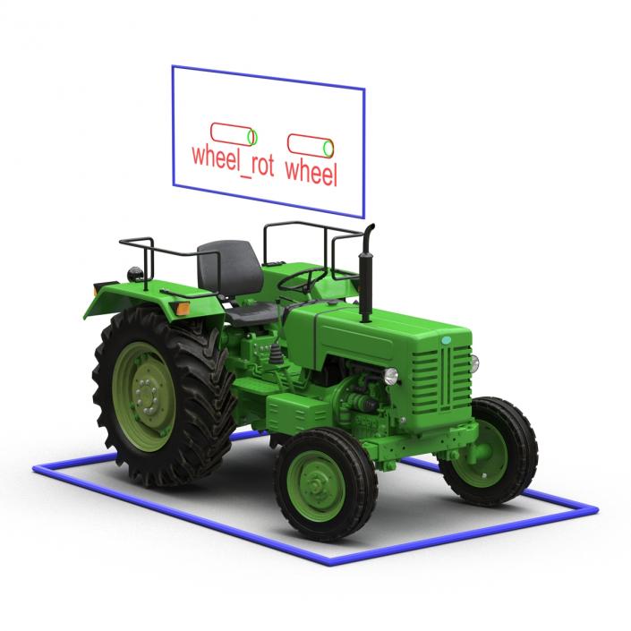 Generic Tractor Rigged 3D