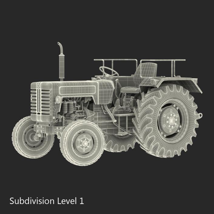 Generic Tractor Rigged 3D