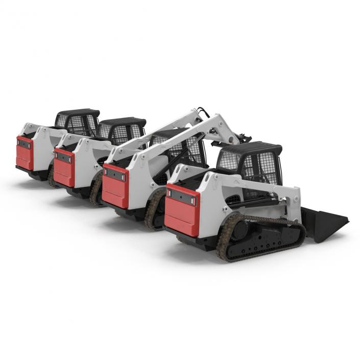 Compact Tracked Loaders Collection 3D model