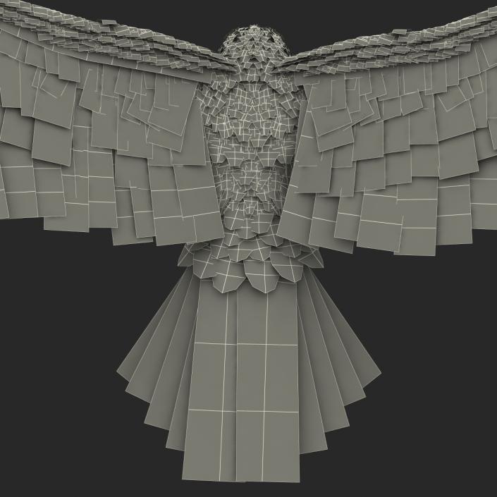 3D Imperial Eagle Pose 3