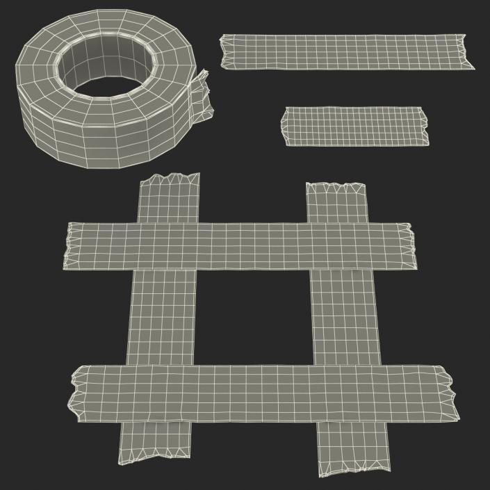 3D Duct Tapes Collection 2 model