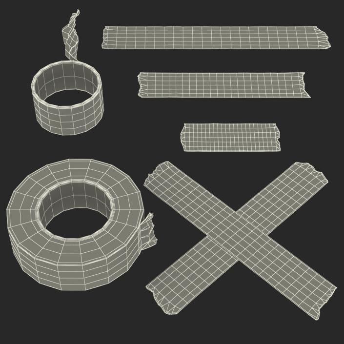 3D Duct Tapes Collection 2 model