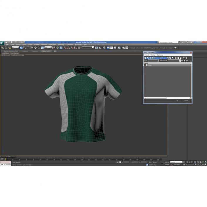 TShirt Green 3D