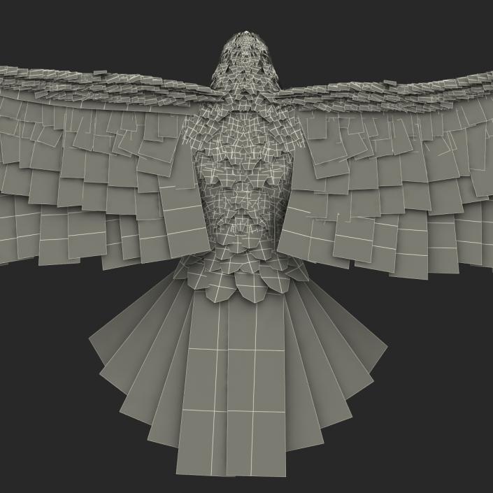 3D Imperial Eagle Pose 2