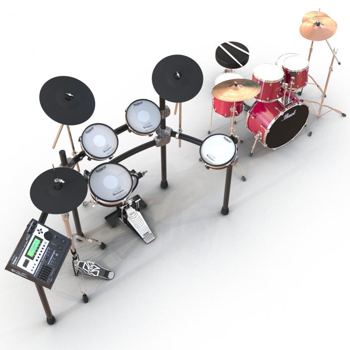 3D model Drum Kits Collection