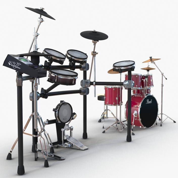 3D model Drum Kits Collection