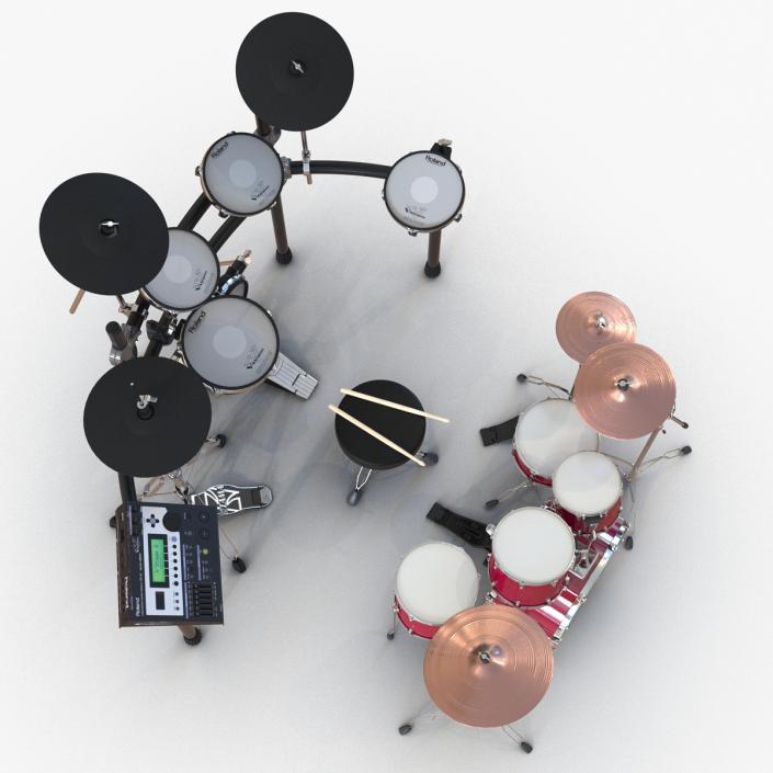 3D model Drum Kits Collection