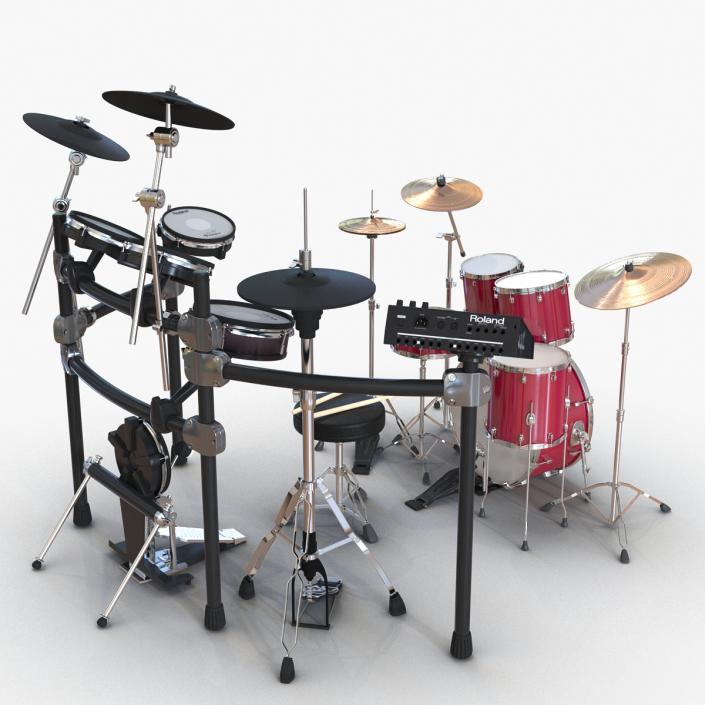 3D model Drum Kits Collection