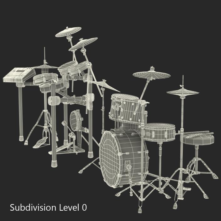 3D model Drum Kits Collection