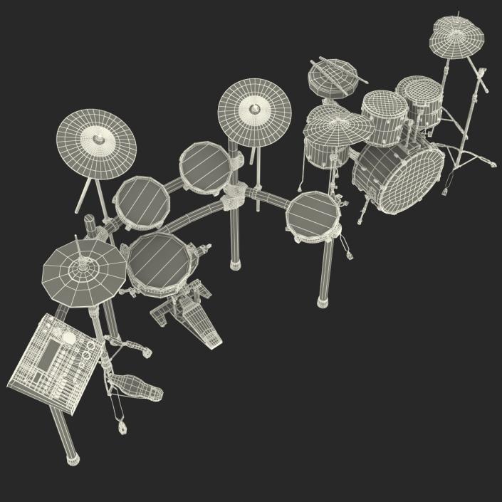 3D model Drum Kits Collection