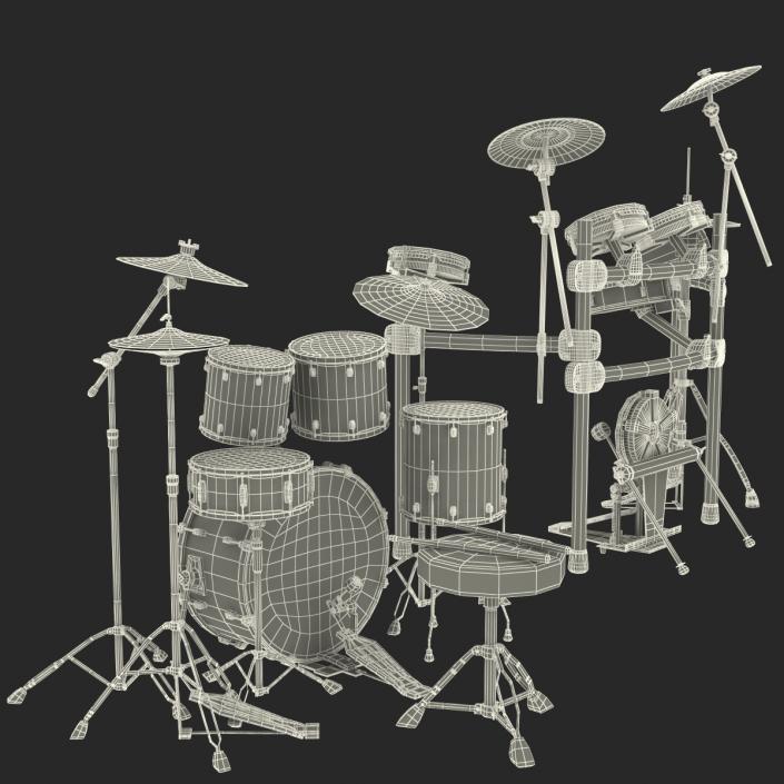 3D model Drum Kits Collection