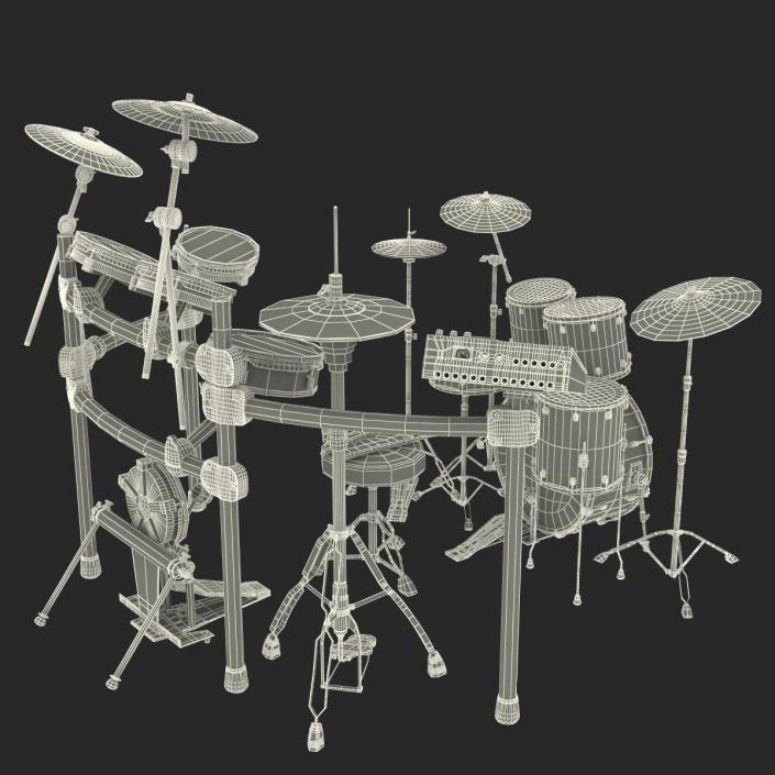 3D model Drum Kits Collection