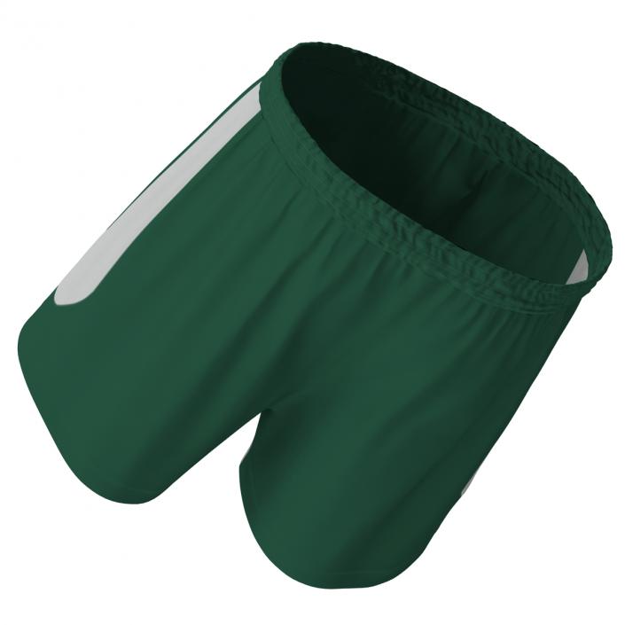 Soccer Shorts Green 3D model